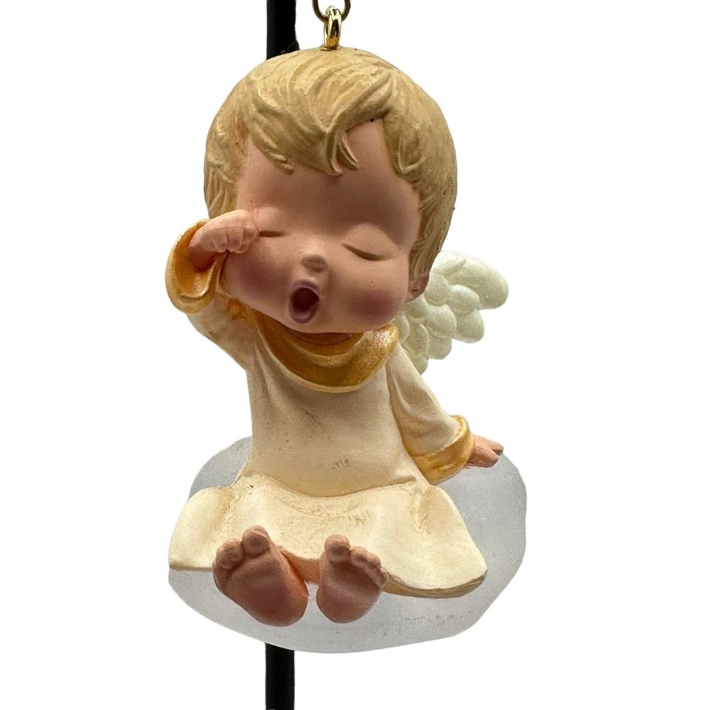 Hallmark Ornament 1992 Marys Angels #5 Lily Christmas Holiday Tree Decor